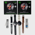Montre connectée CIK HK ULTRA 2 avec 3 bracelets – gris et noir