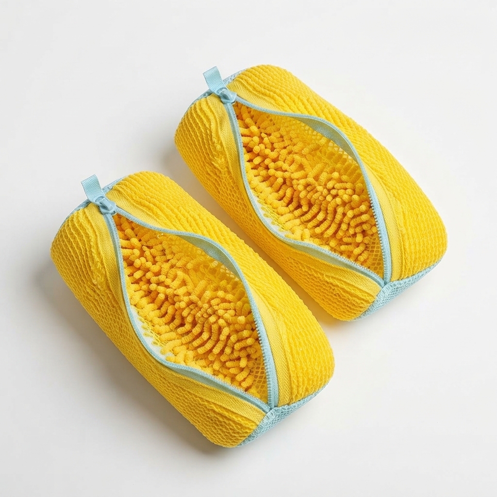 Chenille Microfiber Shoe Cleaning Laundry Bag