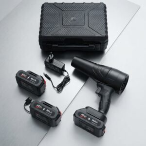 48Vf cordless blower set with batteries and case