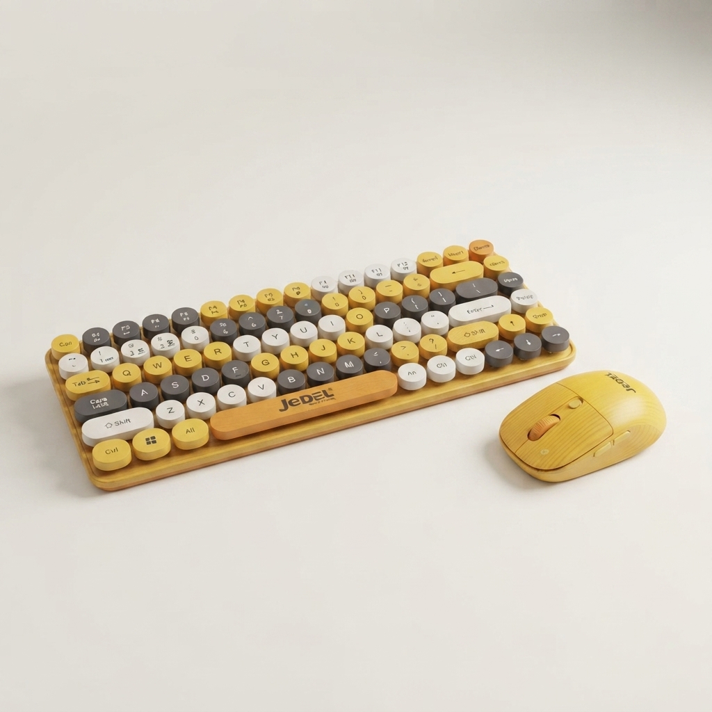 JEDEL WS682 wireless keyboard and mouse combo
