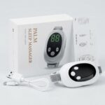 Palm Sleep Massager with digital display and adjustable strap