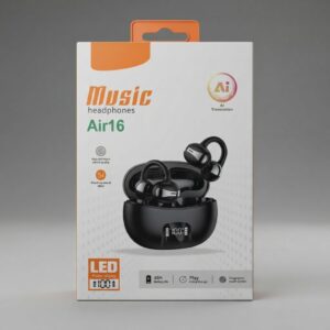 Air16 Wireless Headphones with LED Power Display