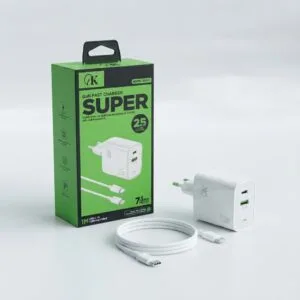 GK CH-013 25W GaN fast charger with 1m cable