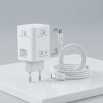 GK CH-213C 20W GaN Fast Charger with cable