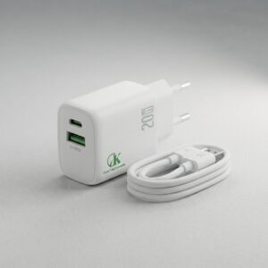 GK CH-213C 20W GaN Turbo Fast Charger with Cable