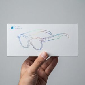 AI smart glasses with classic style frame