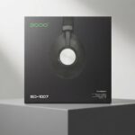 Casque audio SODO SD-1007 noir et argenté