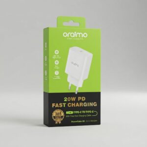 Chargeur rapide Oraimo PowerCube 20 20W PD avec câble Type-C
