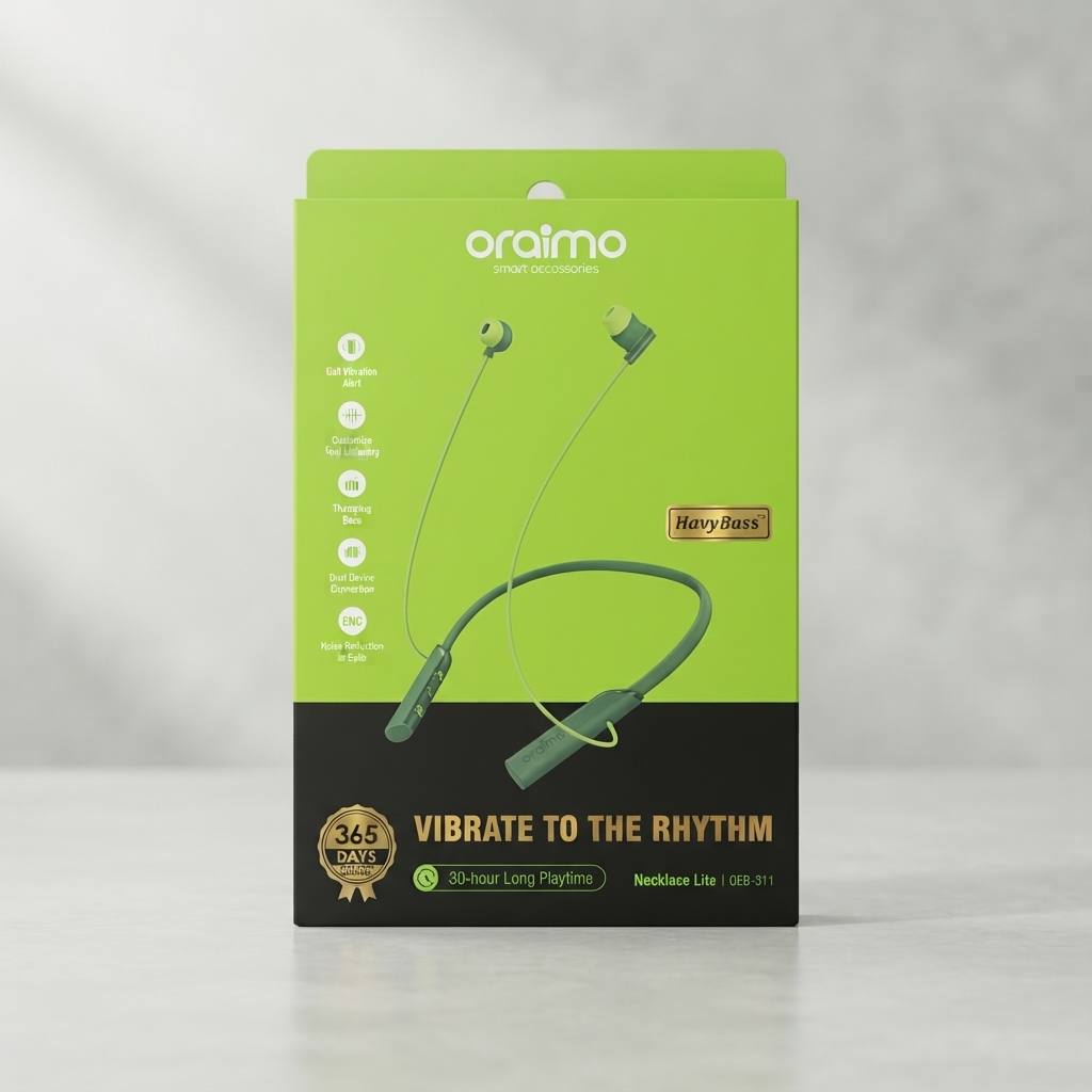 Écouteurs Tour de Cou Sans Fil Oraimo Necklace Lite OEB-311