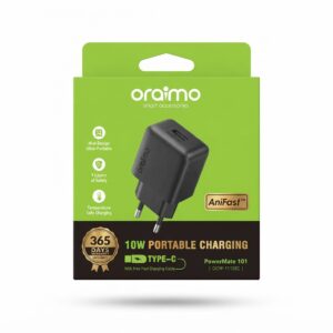 Chargeur Secteur oraimo PowerMate 101 avec câble Type-C