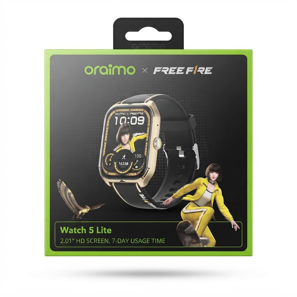 Montre connectee oraimo Watch 5 Lite edition Free Fire