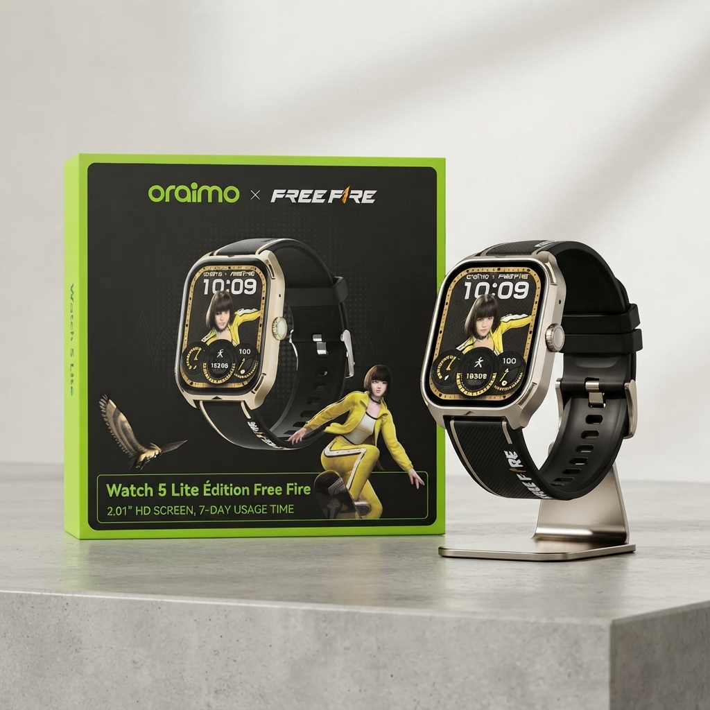 Montre connectee oraimo Watch 5 Lite edition Free Fire