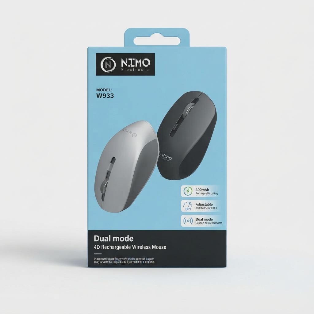 Souris sans fil rechargeable NIMO W933 Dual Mode