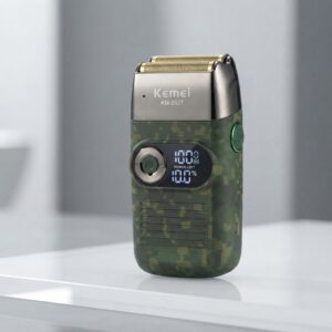 Rasoir électrique Kemei KM-2027 à grille titane