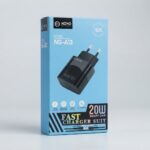Chargeur rapide 20W NIMO NG-A13 avec câble Type-C vers Type-C