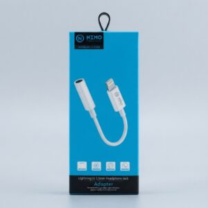 Adaptateur Lightning vers Jack 3.5 mm NIMO Electronic NC-012 iOS blanc