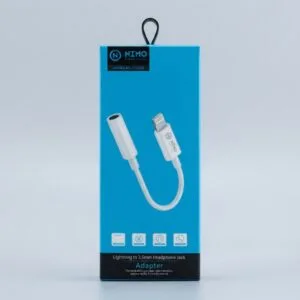 Adaptateur Lightning vers Jack 3.5 mm NIMO Electronic NC-012 iOS blanc
