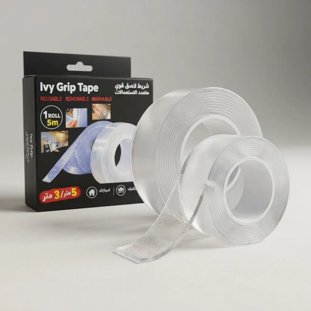 Ruban adhésif double face Ivy Grip Tape 5m transparent