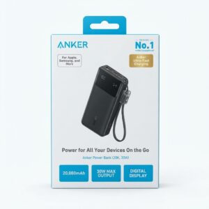 Batterie Externe Anker 20000mAh 30W avec Écran Digital