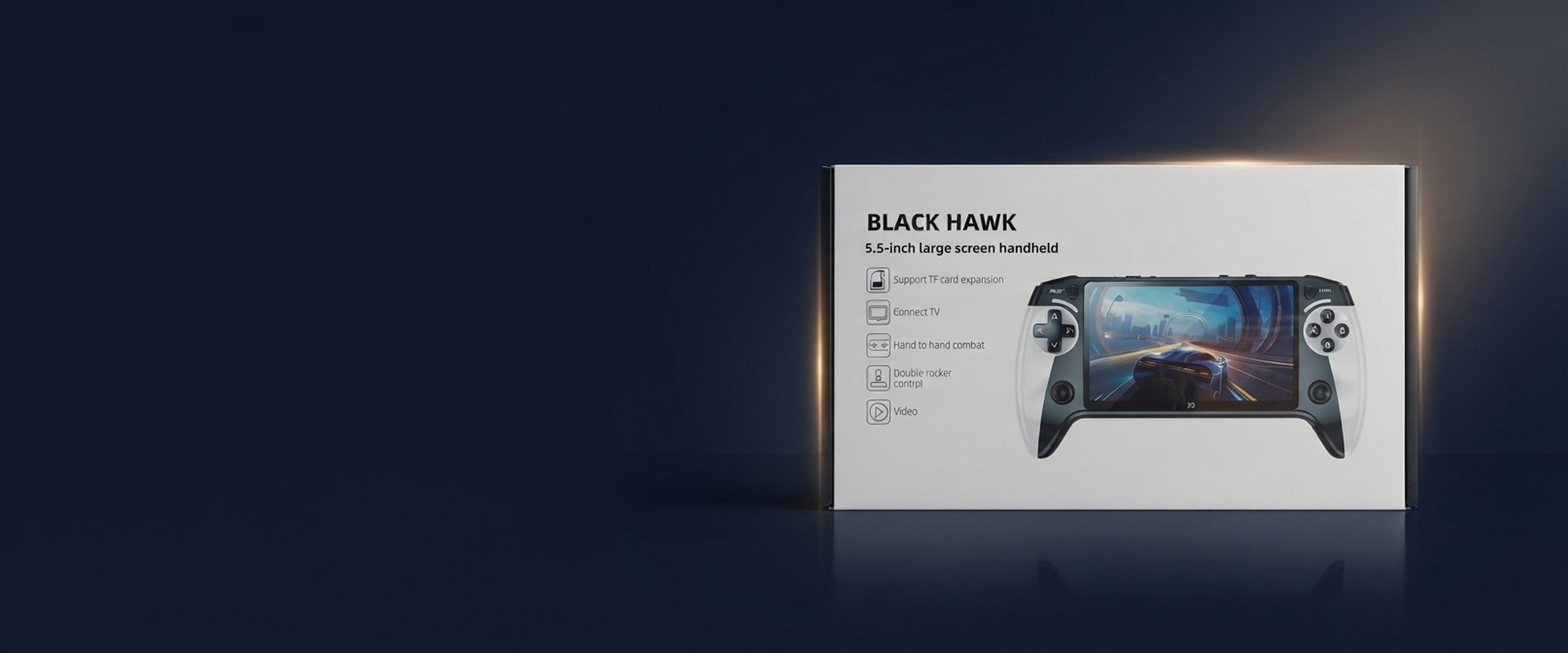 Black Hawk 5.5-Inch Handheld Game Console X9 — Black Hawk X9 Portable